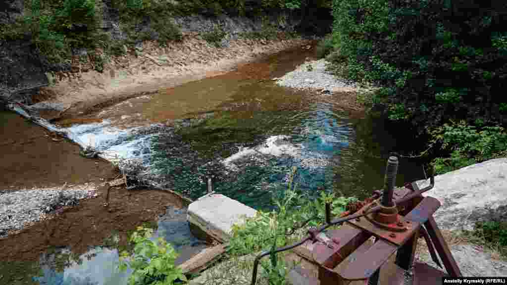 Место водозабора на Бельбеке